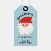 特別配達の北極クリスマス ギフトタグ (正面)