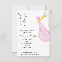 特別配達の女の子 招待状