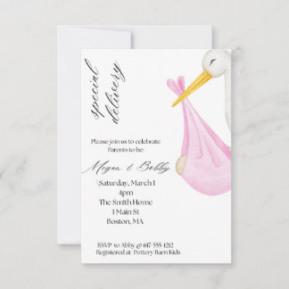 特別配達の女の子 招待状