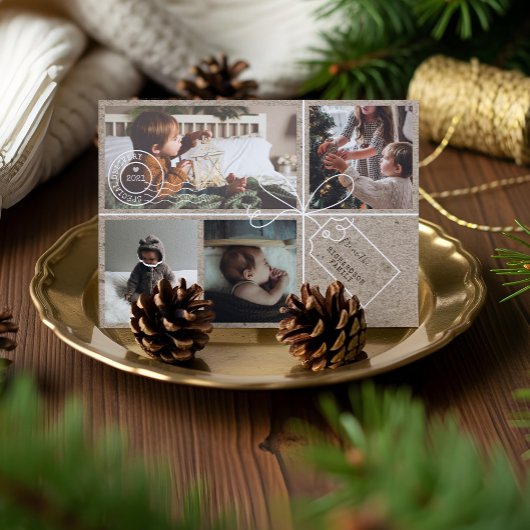 特別配達クリスマス写真送料小包 シーズンカード