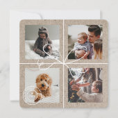 特別配達クリスマス4写真送料小包 シーズンカード (正面)