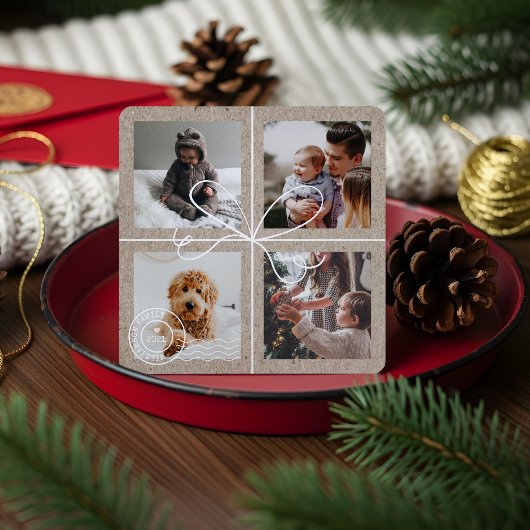 特別配達クリスマス4写真送料小包 シーズンカード