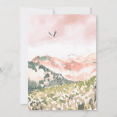 特別配達ストークガールベイビーシャワー 招待状 (裏面)