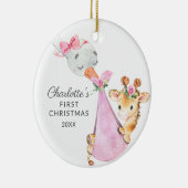 特別配達ベビー初めてのクリスマスキリン セラミックオーナメント (右)