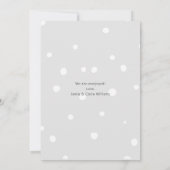 特別配達可愛い写真誕生のお知らせ 案内状 (裏面)