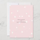 特別配達可愛い写真誕生のお知らせ 案内状 (裏面)