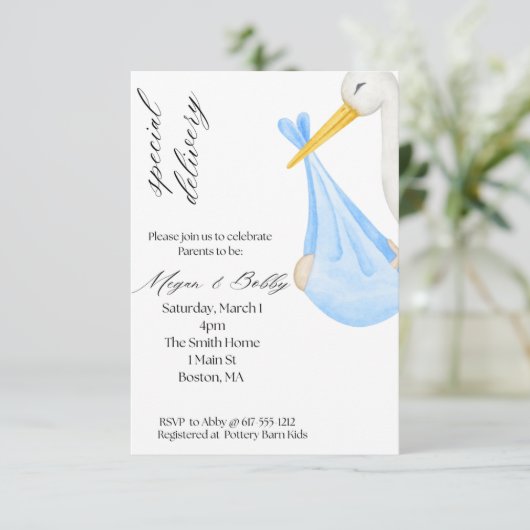 特別配達少年 招待状 (スタンド正面)