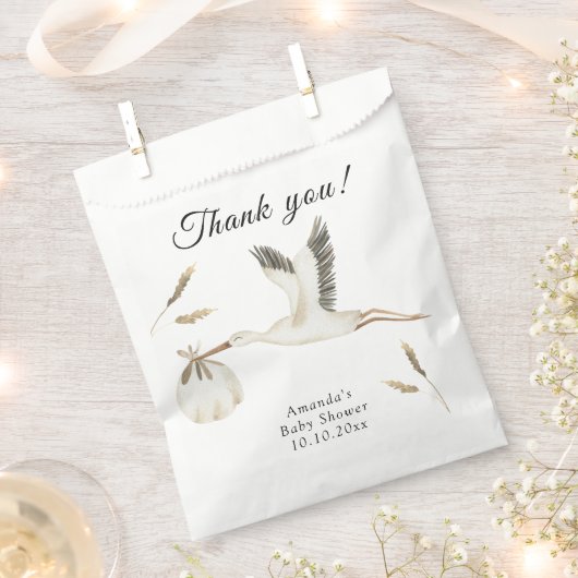 特別配達水カラーストークありがとう フェイバーバッグ (クリップ留めされた状態)