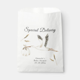 特別配達水カラーストーク赤ちゃんシャワー フェイバーバッグ