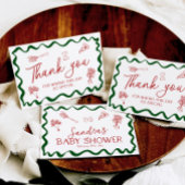 特別配達 イタリアンピザ ベイビーシャワー サンキューカード