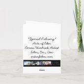 「特別配達」グリーティングカード シーズンカード (裏面)