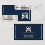 特別銀箱フレーム物流トラック 名刺 (正面/裏面)