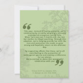 特別養子縁組誕生祝い 招待状 (裏面)