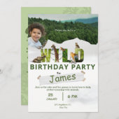 特別養子縁組誕生祝い 招待状 (正面/裏面)