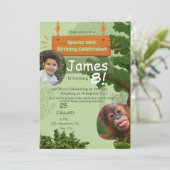 特別養子縁組誕生祝い 招待状 (スタンド正面)