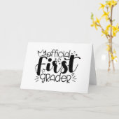 **特別1年生へ** カード (黄色い花)