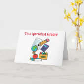 **特別1年生へ** カード (黄色い花)