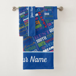 特別100歳の誕生日パーティーパーソナライズされた贈り物 バスタオルセット