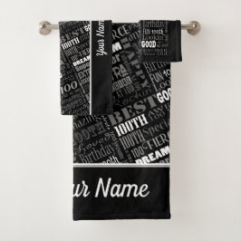 特別100歳の誕生日パーティーパーソナライズされた贈り物 バスタオルセット