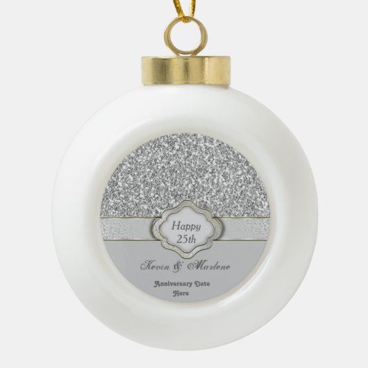 特別25周年セラミックオーナメント セラミックボールオーナメント (正面)