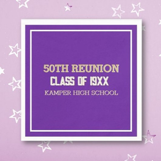 特別50番懇親会!クラス懇親会ナプキンス スタンダードカクテルナプキン