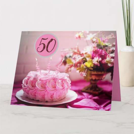 特別50誕生日 カード (正面)