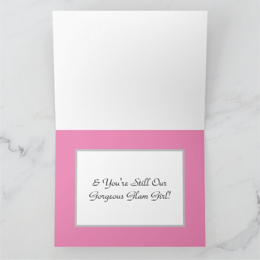 特別50誕生日 カード (内部)