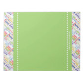 特別55歳の誕生日パーティーパーソナライズされた贈り物 ノートパッド (正面)