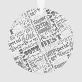 特別60歳の誕生日パーティーパーソナライズされた贈り物 オーナメント (裏面)