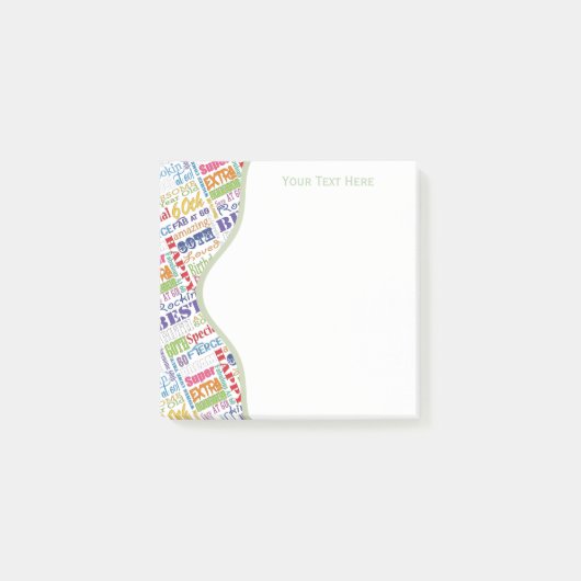 特別60歳の誕生日パーティーパーソナライズされた贈り物 ポストイット (正面)