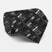 特別70歳の誕生日パーティーパーソナライズされた贈り物 ネクタイ (ロール)