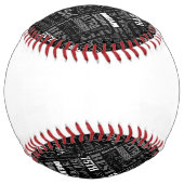 特別75歳誕生会モノパーソナライズされたグラム ソフトボール (裏面)