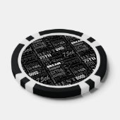 特別75th誕生日パーティフォトモノグラム ポーカーチップ (シングル)