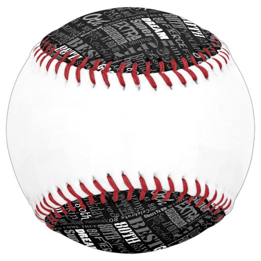 特別80th誕生日パーティモノグラムパーソナライズされた ソフトボール (裏面)