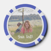 特別85th誕生日パーティモノグラパーソナライズされたム ポーカーチップ (裏面)