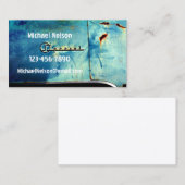 "特別"古い錆びたアメリカの車の詳細 名刺 (正面/裏面)