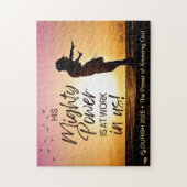 特別:彼の偉大な力は米国で働くエペソ3:20 ジグソーパズル (縦)