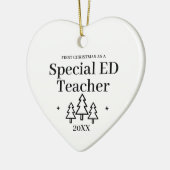 特別ED先生新しいジョブのクリスマス セラミックオーナメント (左)