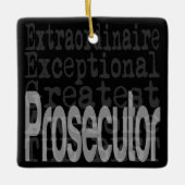 特命検事 セラミックオーナメント (正面)