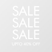 特売オファーカスタムウィンドウ固定 ウィンドウサイン (シート)