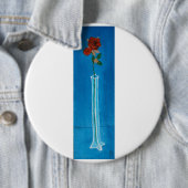 特大のばら色ボタン 缶バッジ (インサイチュ)