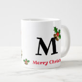 特大クリスパーソナライズされたマスキャットコーヒーマグ ジャンボコーヒーマグカップ (正面右)