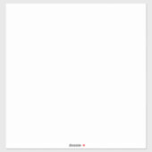 特大サイズの14" x 14" ビニールステッカー - あなたのアートを追加 シール (シート)