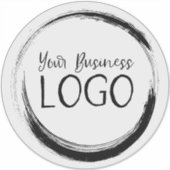 特大サイズ 円形 ビジネス ロゴ シール (正面)
