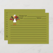 特大タッカートルコ料理レシピカード ポストカード (正面/裏面)