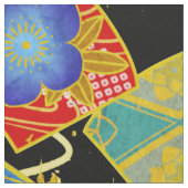 特大パターン着物の日本人の生地 ファブリック (クローズアップ)