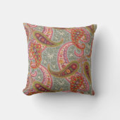 特大ペイズリー装飾用クッション クッション (正面)