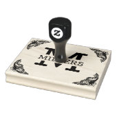 特大モノグラムカスタム ラバースタンプ (スタンプ)