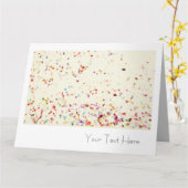 特大紙吹雪の芸術のブランクのすべての行事カード カード (黄色い花)