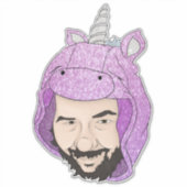 特大14インチx 14インチカットカスタムビニールシール シール (正面)